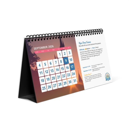 2026 Desktop Challenge Calendar