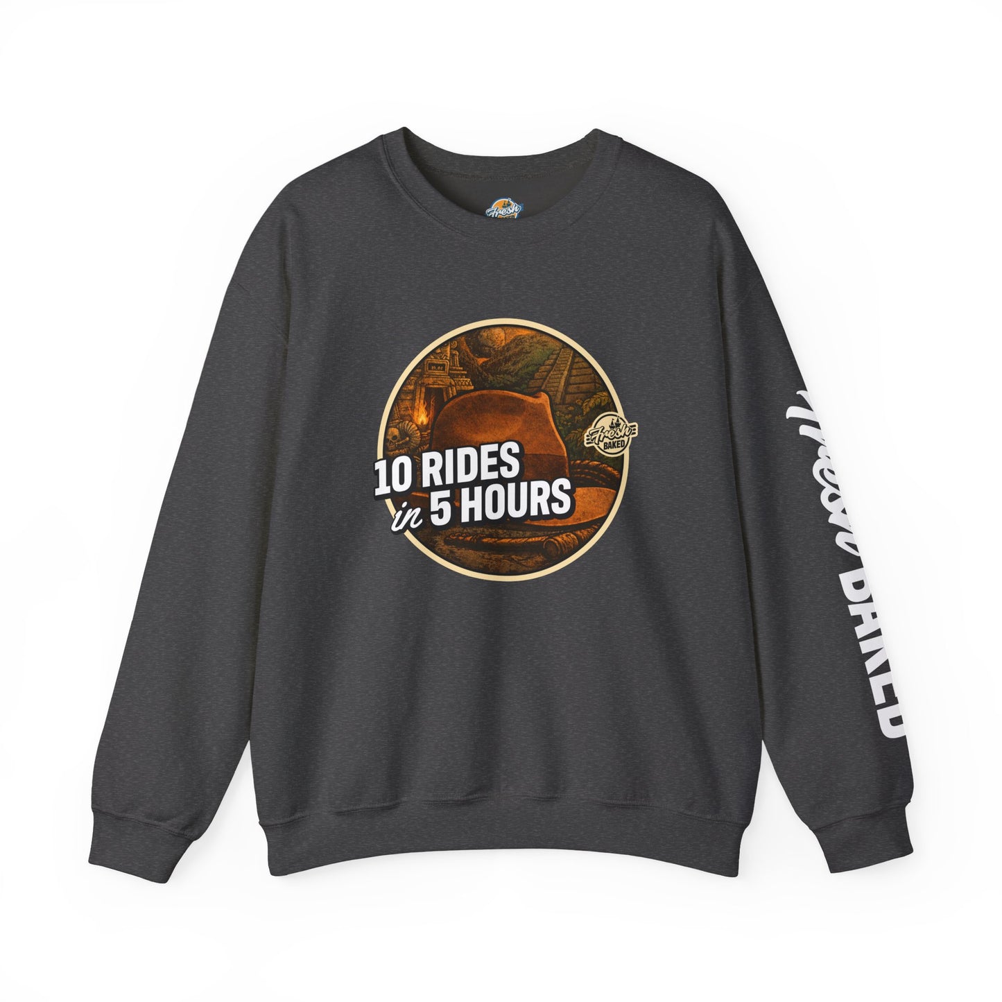 10 Rides in 5 Hours Crewneck Sweatshirt