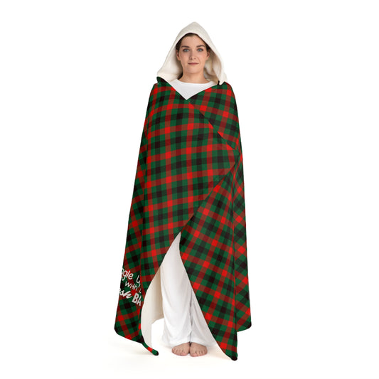Holiday Hooded Sherpa Blanket