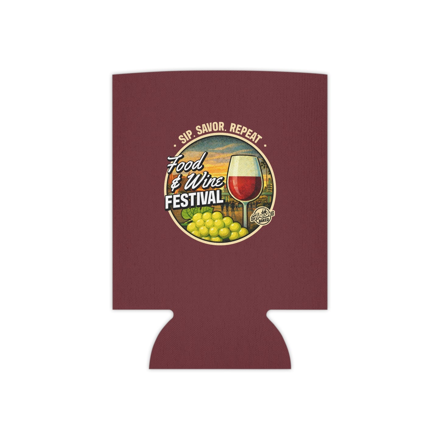 Food & Wine Festival Can Cooler