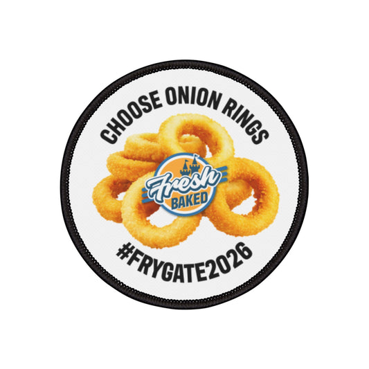 Choose Onion Rings Iron-On Patch