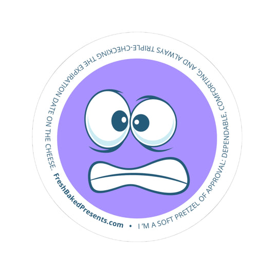 Fearful Reaction Sticker