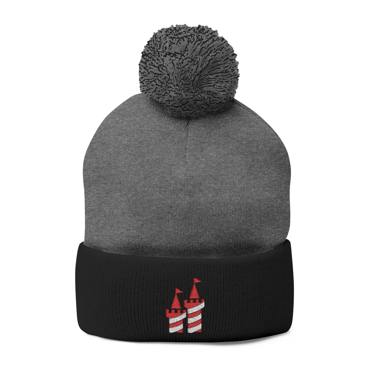 Castle Pom-Pom Knit Beanie